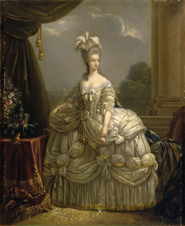 Portrait of Marie-Antoinette — whose jeweller Paul-Nicolas Menière first registered the pine cone hallmark in Paris in 1775