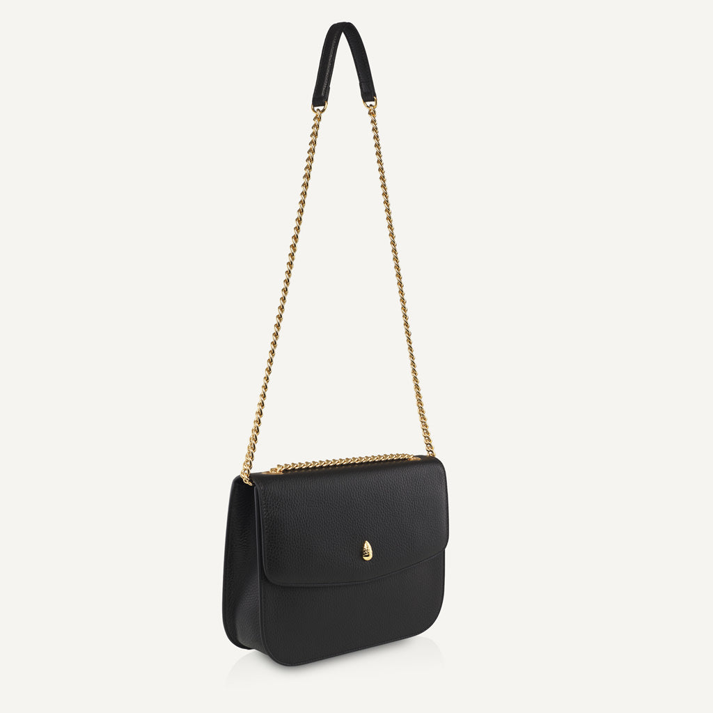 GRAND DAUPHIN BAG - Designer shoulder bag - Black