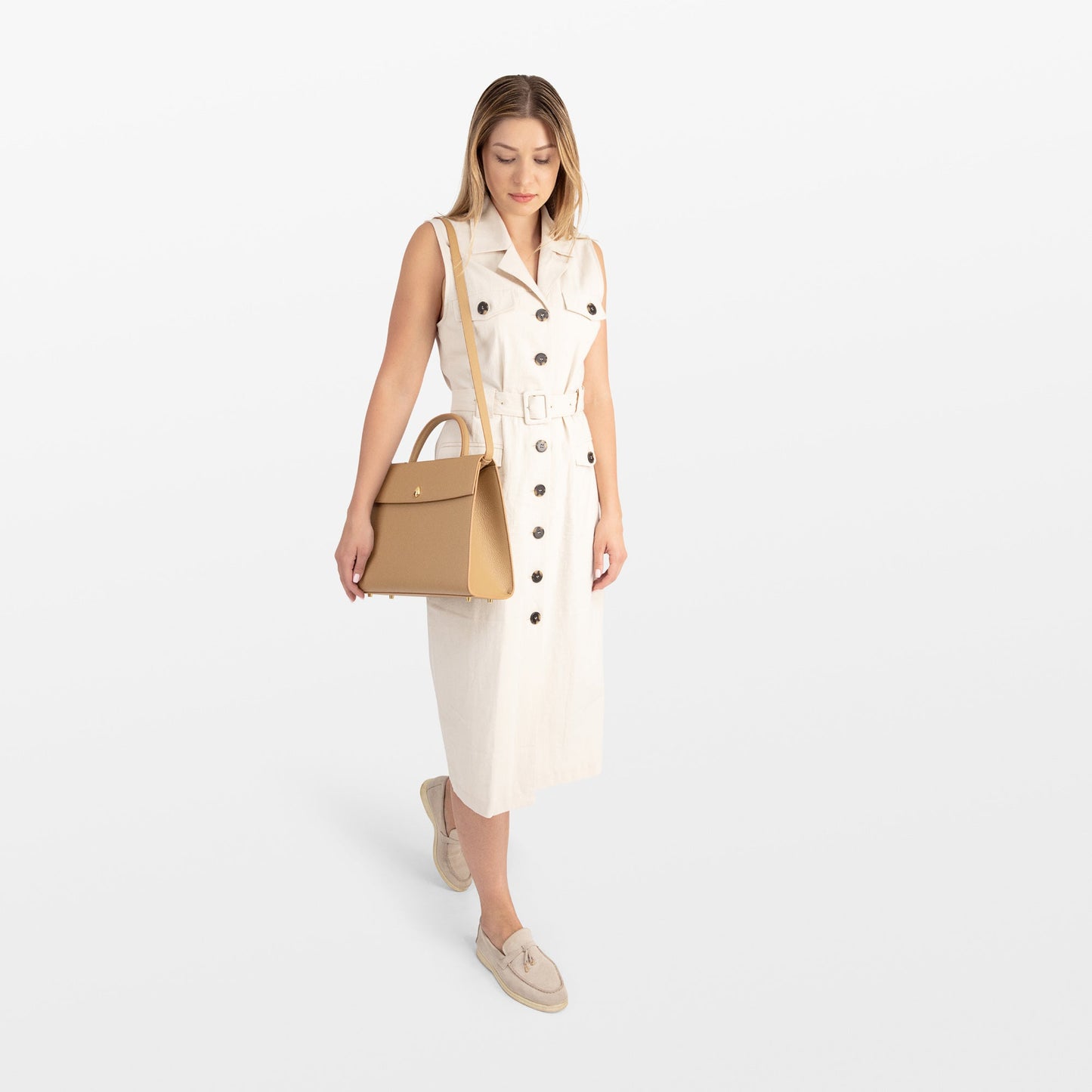 ORLÉANS BAG - Top Handle Bag - Beige