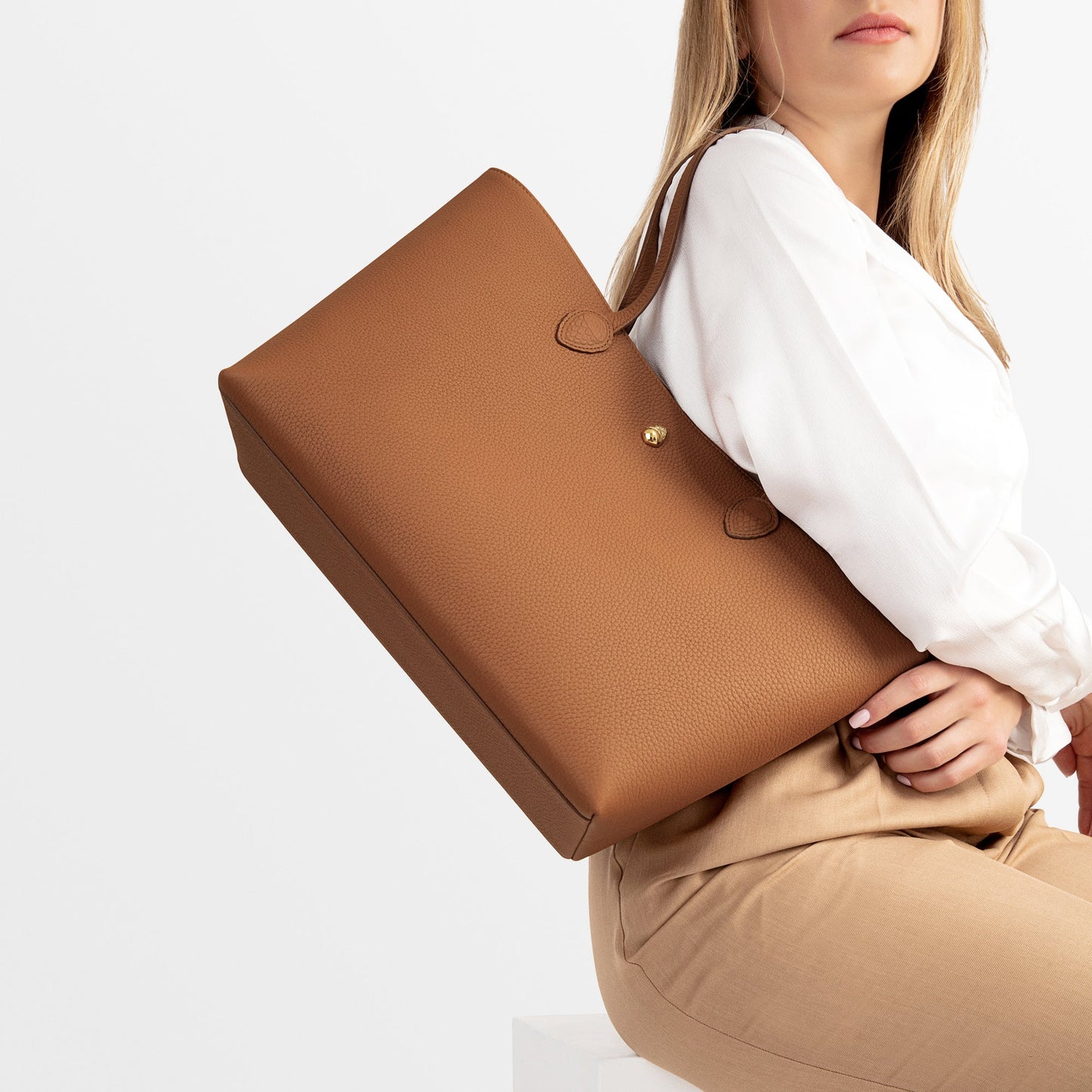 MOUSSELINE BAG - Tote bag - Brown