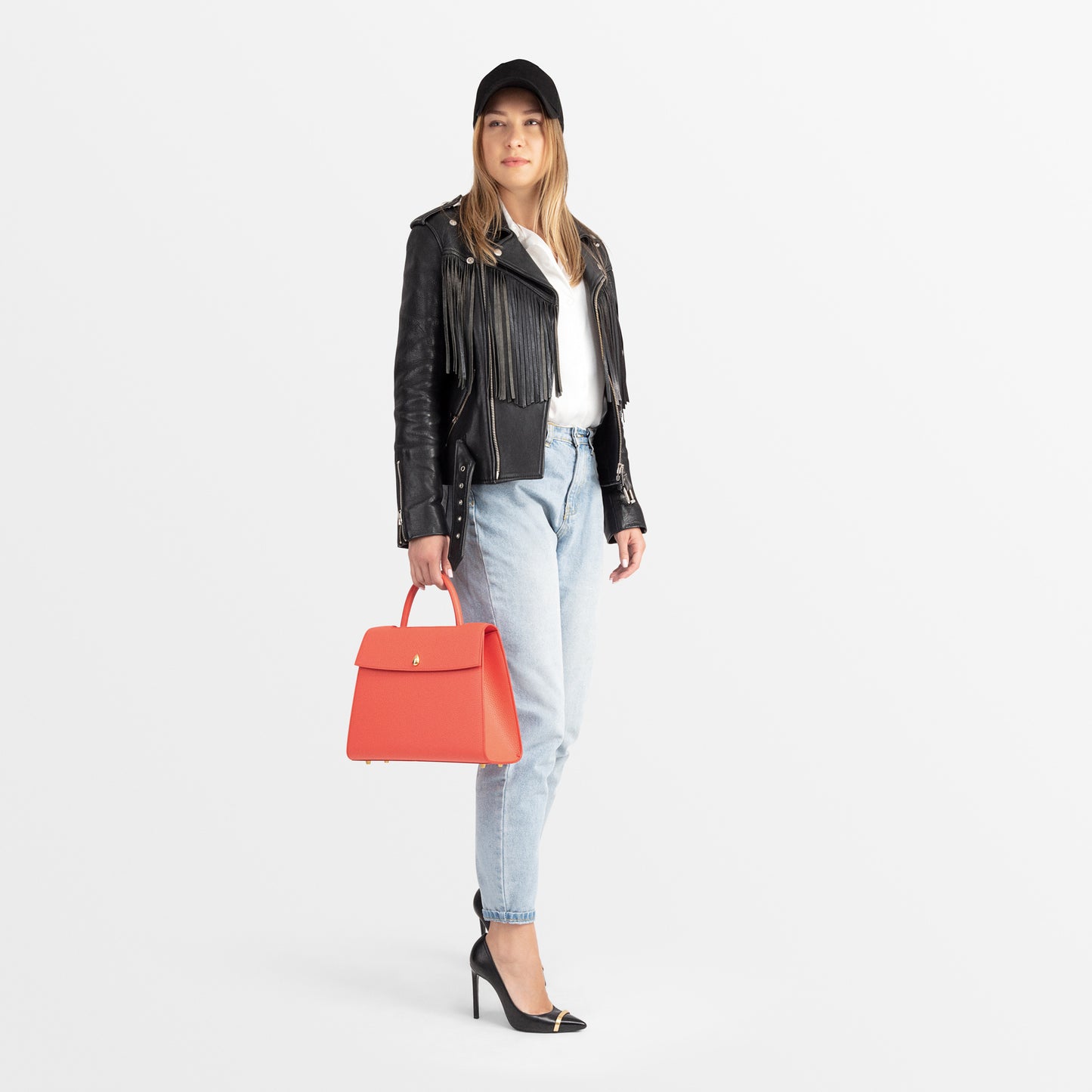 ORLÉANS BAG - Top Handle Bag - Red