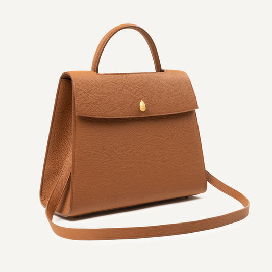 ORLÉANS BAG - Top Handle Bag - Brown