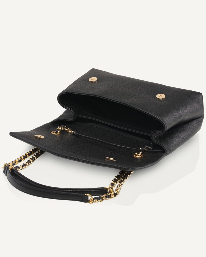 Archiduchesse Bag – Black - luxury leather handbag - Menière Paris