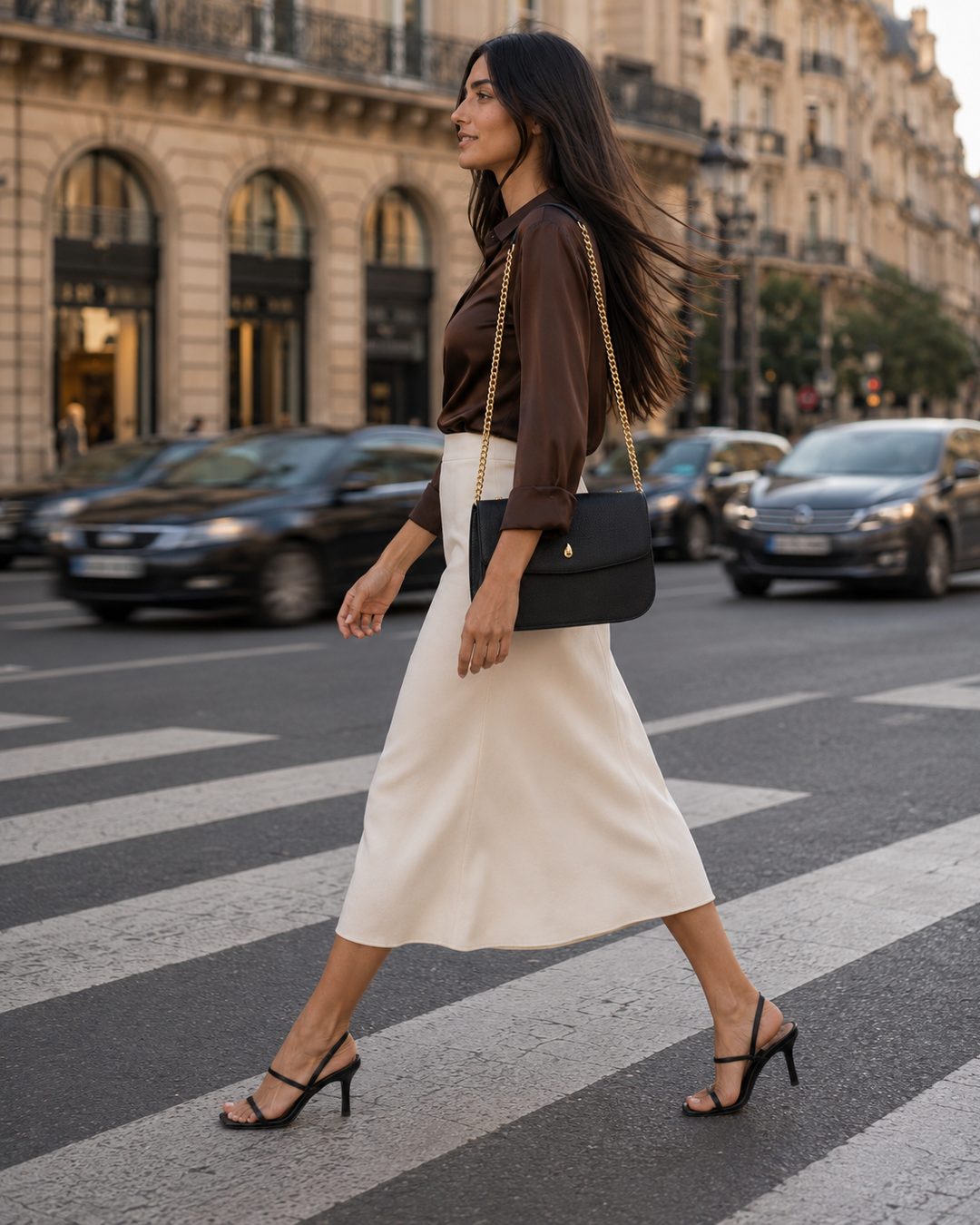 Grand Dauphin Bag – Black - luxury leather handbag - Menière Paris