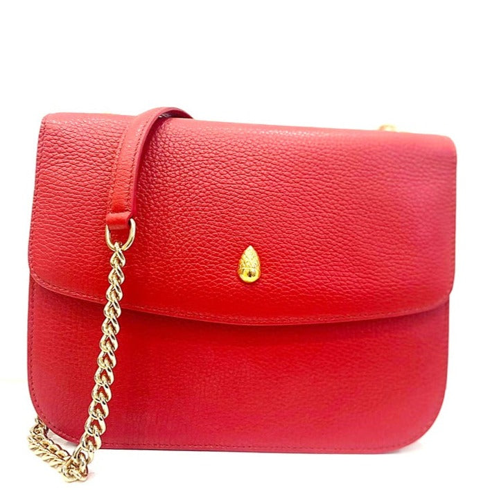 GRAND DAUPHIN BAG Designer shoulder bag Red – Menière Paris
