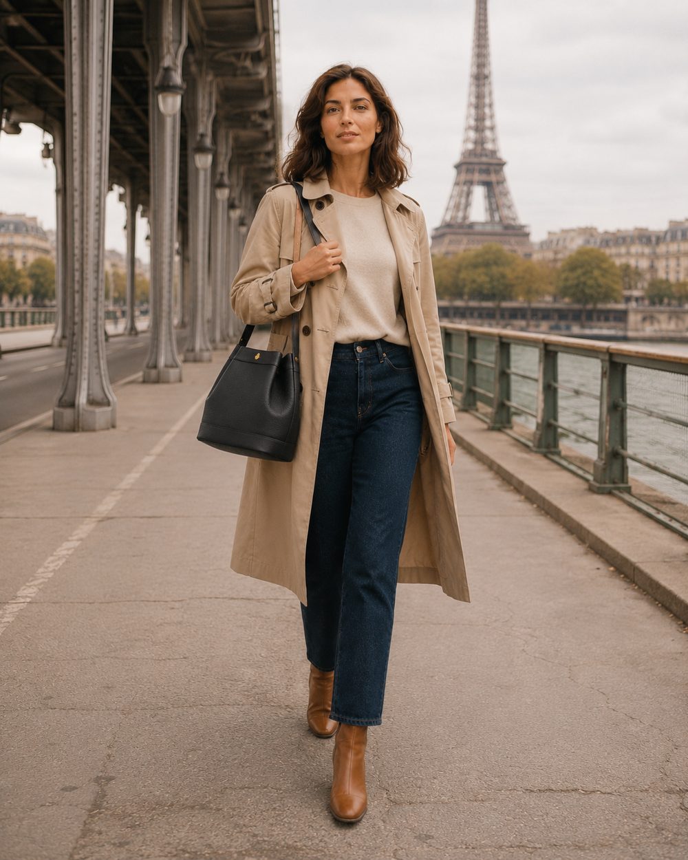 BRABANÇON BAG - Bucket bag - Black