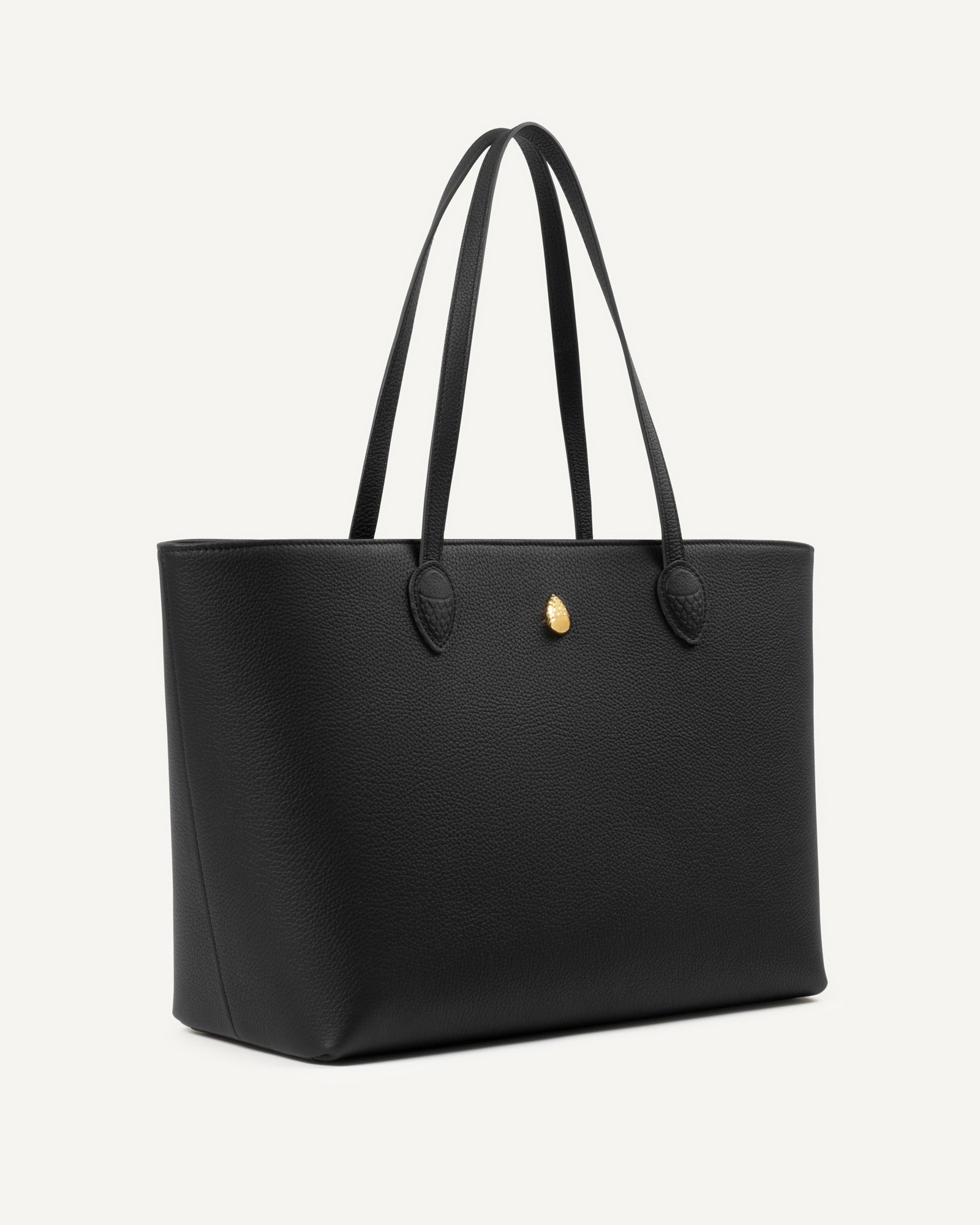 MOUSSELINE BAG - Tote bag - Black - luxury leather handbag - Menière Paris