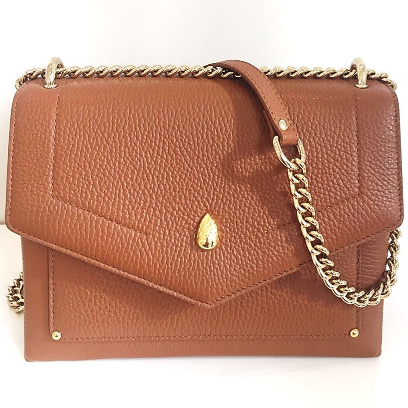 PETIT DAUPHIN BAG - Crossbody bag - Brown