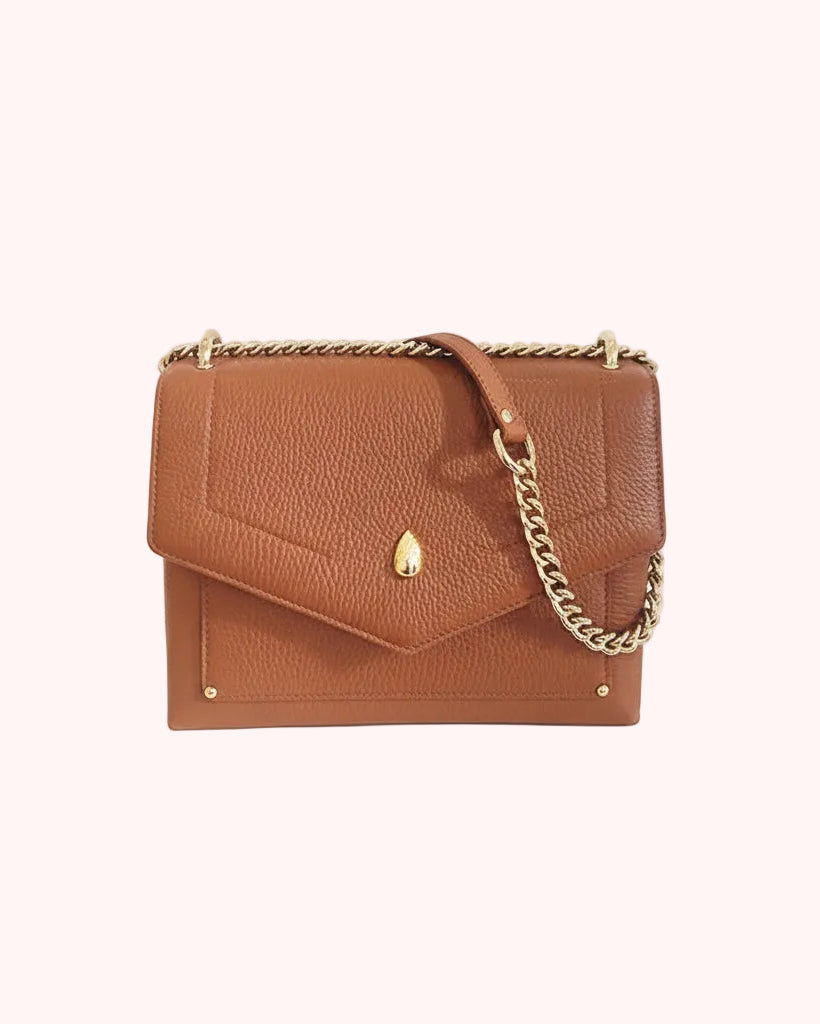 PETIT DAUPHIN BAG - Crossbody bag - Brown