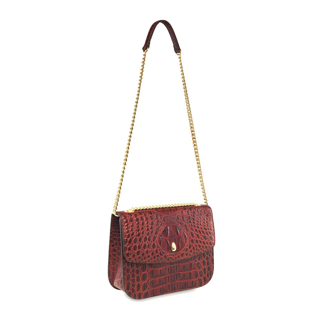 GRAND DAUPHIN BAG CROCODILE - Designer shoulder bag