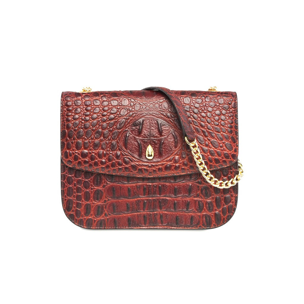 GRAND DAUPHIN BAG CROCODILE - Designer shoulder bag