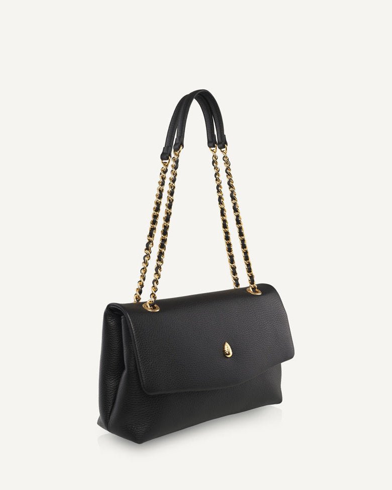 Archiduchesse Bag – Black - luxury leather handbag - Menière Paris