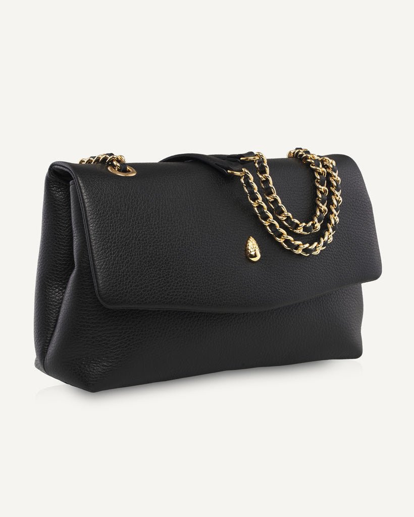 Archiduchesse Bag – Black - luxury leather handbag - Menière Paris