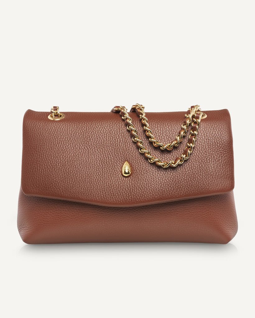Archiduchesse Bag – Brown - luxury leather handbag - Menière Paris