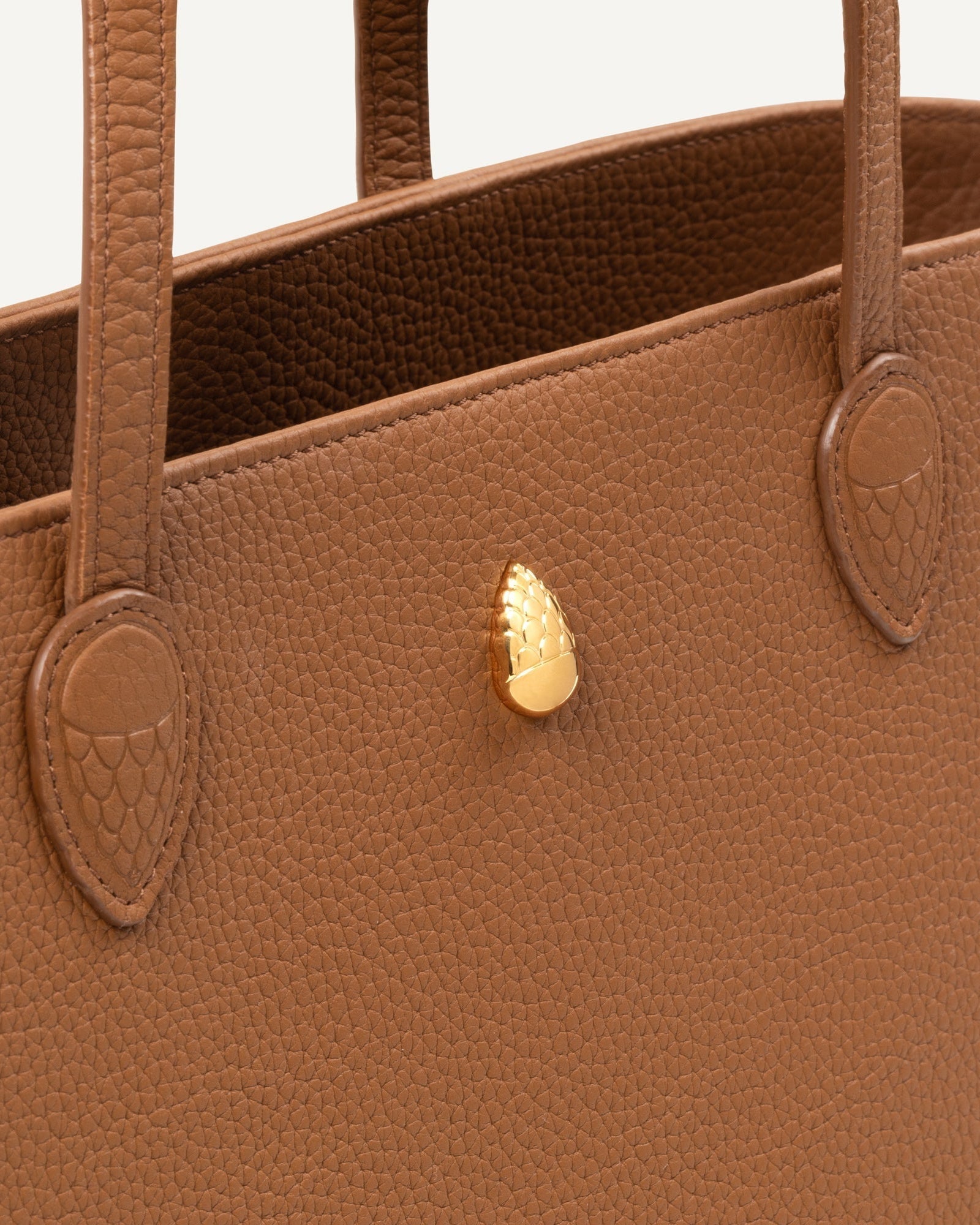 MOUSSELINE BAG - Tote bag - Brown - luxury leather handbag - Menière Paris