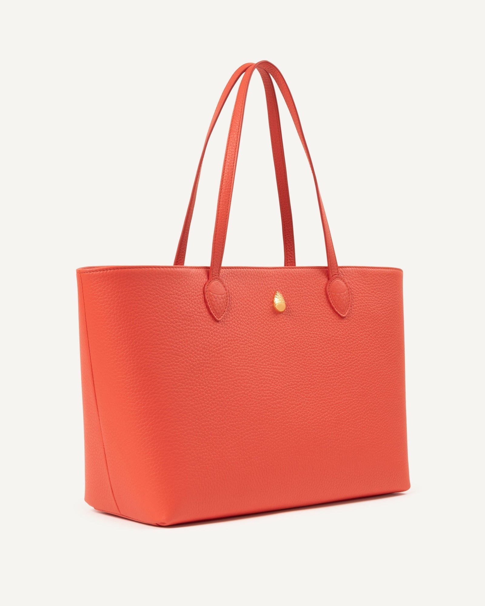 MOUSSELINE BAG - Tote bag - Red - luxury leather handbag - Menière Paris