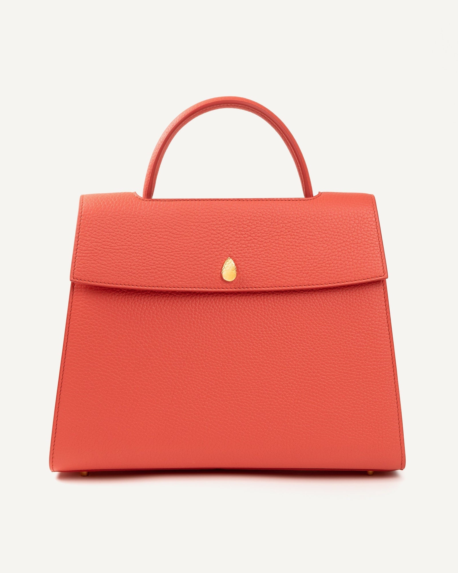 ORLÉANS BAG - Top Handle Bag - Red - luxury leather handbag - Menière Paris