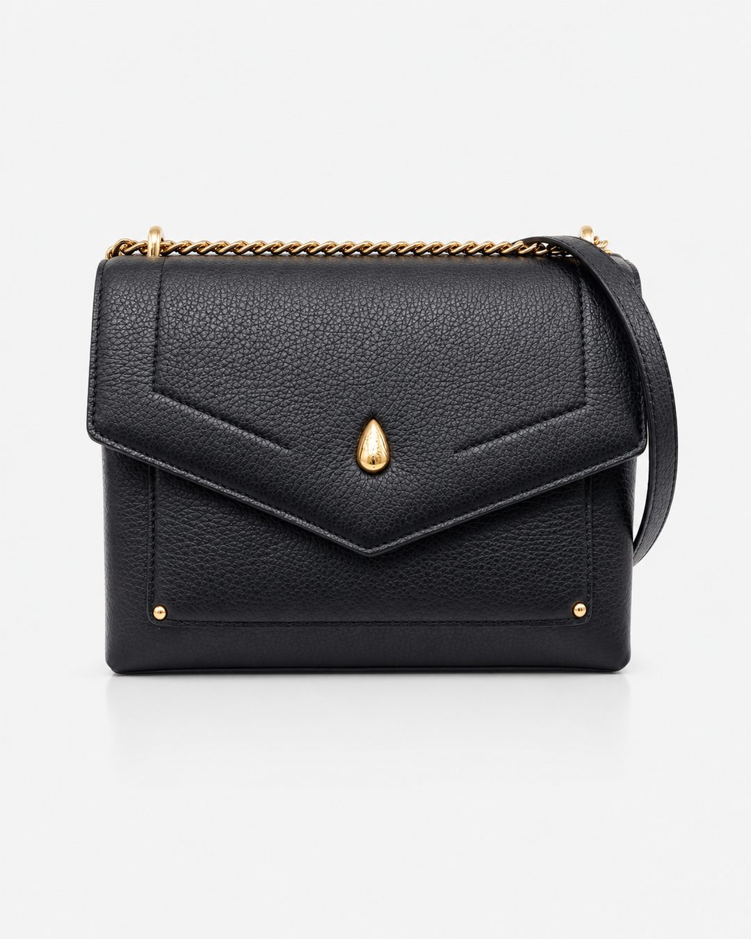PETIT DAUPHIN BAG - Crossbody bag - Black - luxury leather handbag - Menière Paris