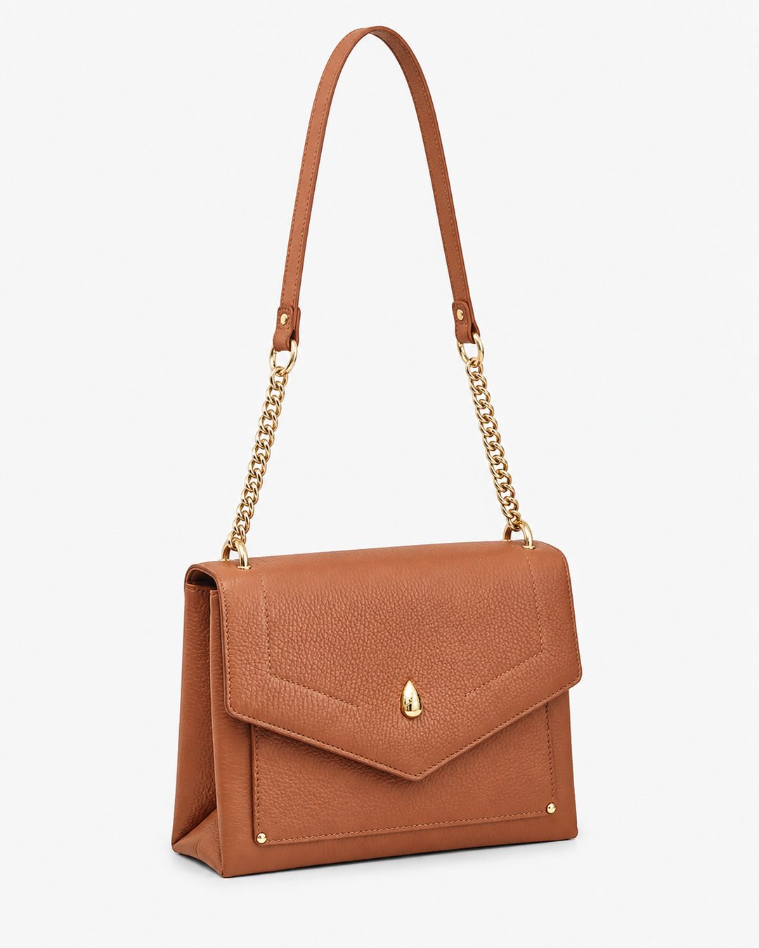 PETIT DAUPHIN BAG - Crossbody bag - Brown - luxury leather handbag - Menière Paris