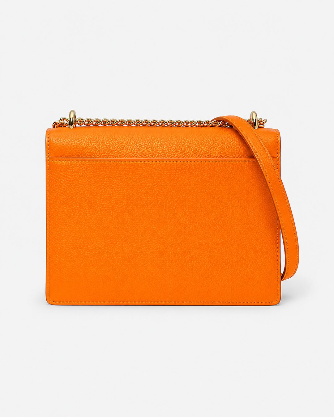 PETIT DAUPHIN BAG - Crossbody bag - Orange - luxury leather handbag - Menière Paris