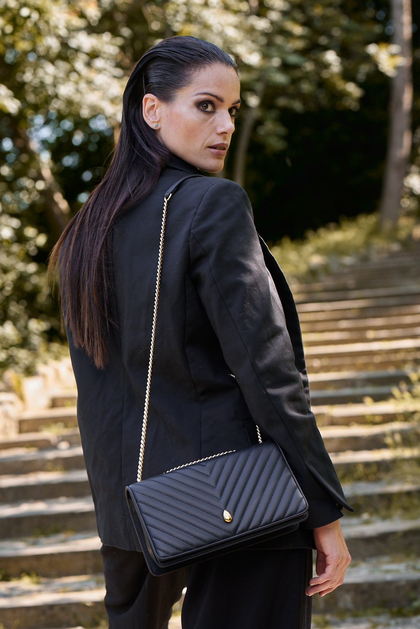 VIENNOIS PM BAG - Crossbody bag - Black