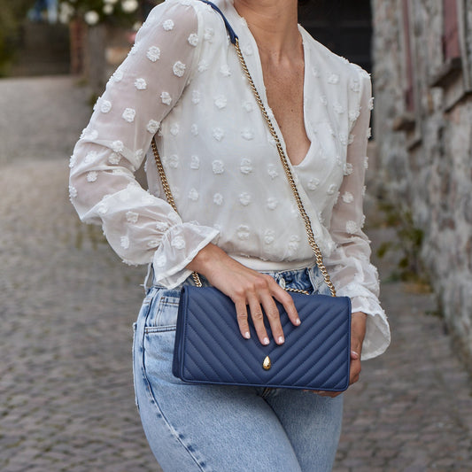 VIENNOIS PM BAG - Crossbody bag - Blue Navy